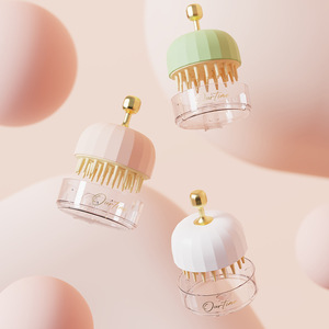 Scalp Massage Hair Brush Silicone Shampoo <b>Comb</b> 10-15Cm For Scalp Cleaning And Relaxation - Product Image 1