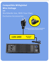 Módulo Amplificador Digital HDL 20-A DSP Clase D de 1400W, Placa de Potencia de Audio Metálica Compatible con Reemplazo de Altavoces Line Array