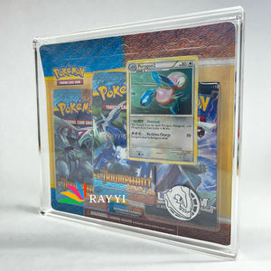 Boîte de protection en acrylique ultra transparente pour Pokémon, lot de 3, blister, scellée avec un couvercle magnétique - Product Image 3