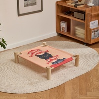 Lit pour animaux de compagnie portable et imperméable, lit pour chat et chien, hamac en bois d'été pour petits animaux, accessoires pour animaux de compagnie