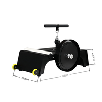 HUAVIGOR HKY-JS03 28kg Flywheel Isoinertial Trainer, Machine d'entraînement de force multifonctionnelle pour la salle de sport, la maison et le studio de fitness