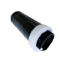 Prix d'usine – Conduit d'aération HVAC flexible blanc de qualité supérieure, style industriel, en aluminium isolé