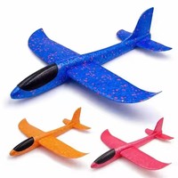 Par M-60, meilleur prix, jouet volant pour enfants de 5 à 7 ans, 2 modes de vol, planeur de grande taille, avion en mousse à lancer à la main
