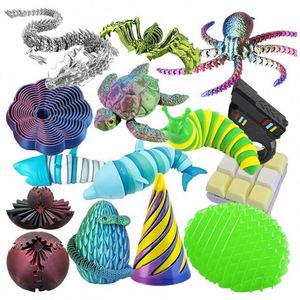 Professional Juguetes Fidget Clicker 3D Print Premium <b>PLA</b> EDC Toy Adults Unisex Sensory Stress Relief Gadget Gift Box TOYSRUNNER - Product Image 1
