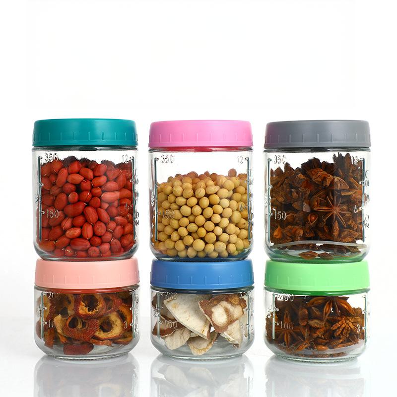 Mason Jar Tarros Mason De 5 A 32 Onzas, Tarro Mason De Boca Ancha Con Tapas Herméticas, Tarros De Vidrio Para Fermentación, Encurtidos, Preparación De Comidas Tarro Cristal