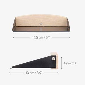 Mini Broom and Dustpan Set Wood <strong>Hand</strong> Broom with Natural Horsehair Bristles Whisk Broom <strong>Brush</strong> - Product Image 6