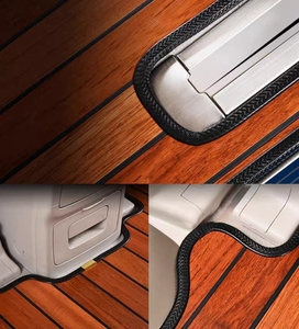 Set Tappetini di Lusso Personalizzati 2025 per Interni, Pavimento Auto in Legno Impermeabile per Auto <span class=keywords><strong>VIP</strong></span> e Veicoli Aziendali - Product Image 3