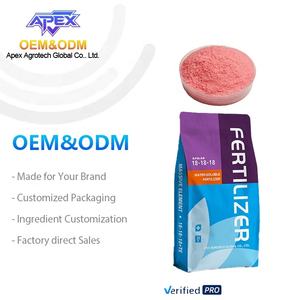 2025 APEX OEM Pupuk Npk Luar Negri bolsa de solución nutritiva en polvo soluble en agua NPK fertilizante orgánico - Product Image 1
