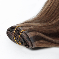Extensions de cheveux vietnamiens à cuticules alignées, de donneur unique, à clipser sans couture, en cheveux humains