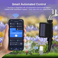 Temporizadores de Riego de Energía Solar, Válvula de Riego Inteligente para Jardín, Giratorio de Latón, Wifi, Una Salida Tuya
