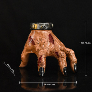 Figura Decorativa de Resina Personalizada para el Festival de los Fantasmas, Diseño Retro de Esqueleto, Demonio Verde, Mano Malvada, Decoración para <span class=keywords><strong>Halloween</strong></span>, Casa Encantada, Bar, Fiesta - Product Image 6
