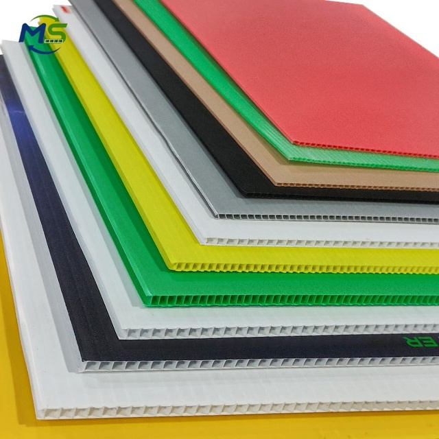 High-Strength 8mm PP Corrugated Plastic Sheet 1500gsm Hollow Board for Heavy Industrial Partitioning