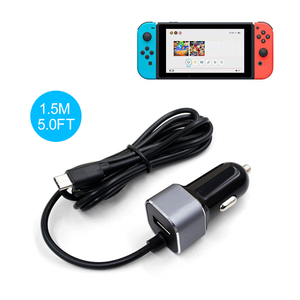 Puerto <span class=keywords><strong>USB</strong></span> <span class=keywords><strong>2</strong></span> en 1 y cargador de coche con cable tipo C para Nintendo para accesorios de juego de consola <span class=keywords><strong>Switch</strong></span> - Product Image 4