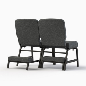 Bancs <span class=keywords><strong>d</strong></span>'<span class=keywords><strong>église</strong></span> <span class=keywords><strong>à</strong></span> <span class=keywords><strong>vendre</strong></span>, bancs <span class=keywords><strong>d</strong></span>'<span class=keywords><strong>église</strong></span> empilables en tissu avec porte-livres et genouillère - Product Image 6