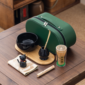 Juego de Tazón de Matcha Japonés Tradicional Ecológico y Batidor de Bambú - Vajilla de Porcelana para Ceremonia del Té y Uso en Cafeterías - Product Image 3