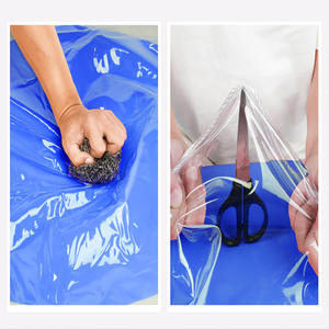 0.35mm/0.55m Transparent PVC Tissu Imperméable Bâche Balcon Voiture Patio Pare-Pluie Extérieur <span class=keywords><strong>Pergola</strong></span> <span class=keywords><strong>Toile</strong></span> Transparente Bâche - Product Image 4