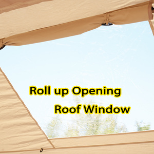 เต๊นท์เป่าลมผ้าโพลี-คอตตอนผสมสำหรับการตั้งแคมป์กลางแจ้งขนาด<span class=keywords><strong>7</strong></span>ตารางเมตร4ฤดู - Product Image 5