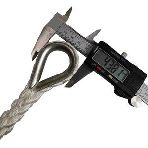 Hot Strength Nylon Twisted Anchor Line with Thimble 3/8 '' 150' - Product Image 4