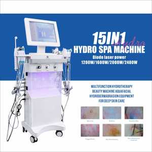 Best Quality Lifetime Service 2026 China Best 15 in 1 Hydradermabrasion Hyda Skin Tips Beauty Machine - Product Image 2