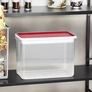 Multifunctional Kitchen Storage Containers Plastic Food <strong>Bins</strong> With Lids for Refrigerator Pantry Organization Transparent Plastic - Product Image 1