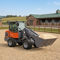 Kompakter Teleskopradlader KL912T, 3795 kg Gewicht, 0,6 m³ Schaufel, Landwirtschaftsmaschine für Obstgarten, Bauernhof, Weide