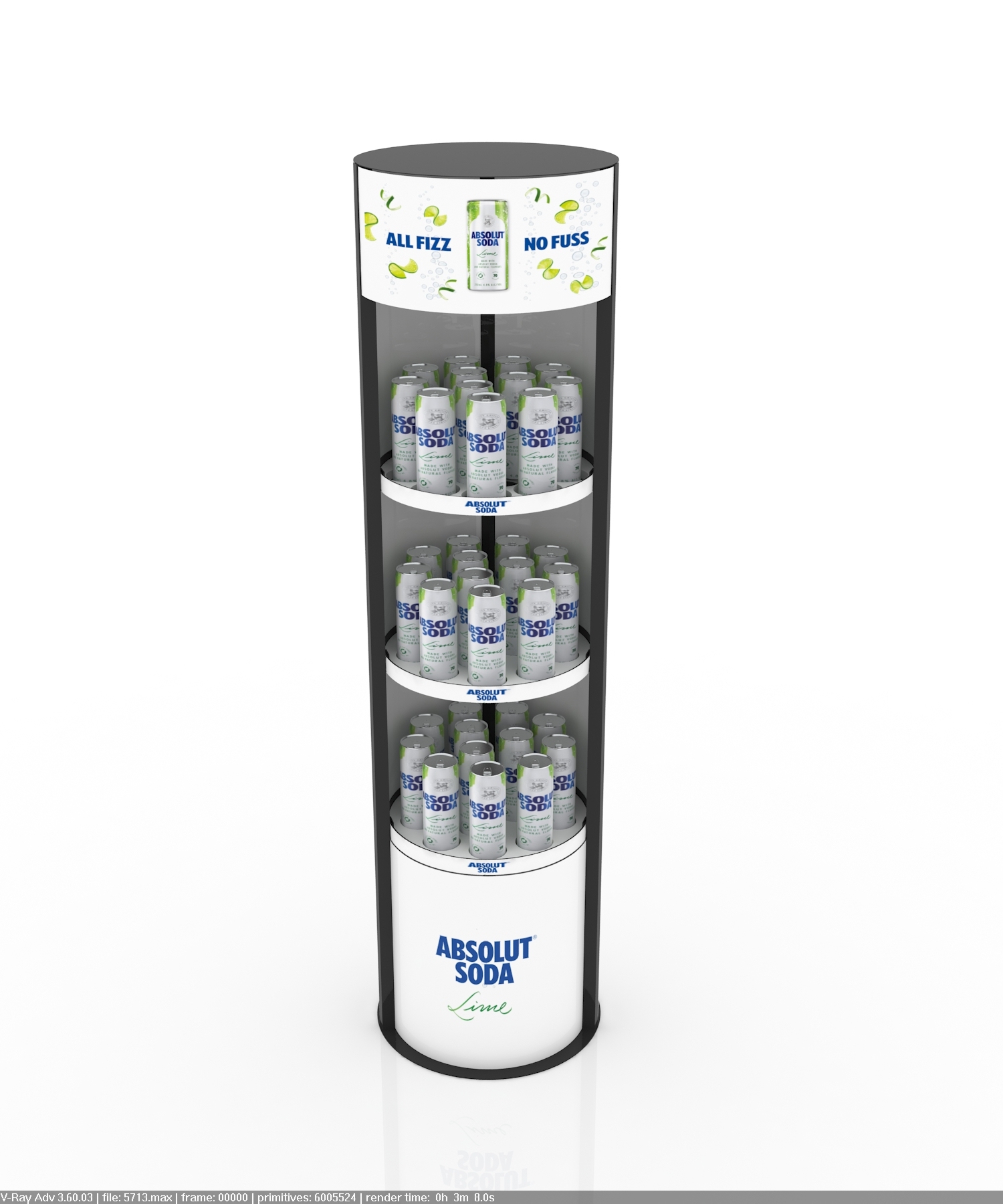 Heavy Duty Soda Drink Beverage Display Rack Multi-functional Powder Coated Finish for Supermarket Shopping Mall Retail Shops — view 1