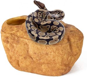 REPTIZOO Cueva de Escondite para <span class=keywords><strong>Reptiles</strong></span> 3 en 1, Cueva de Atracción para Serpientes, Pitones Reales, Geckos y <span class=keywords><strong>Reptiles</strong></span> ERS28S - Product Image 3