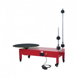 Semi-Automatic Pallet Film Wrapping Equipment & PE <b>Stretch</b> Film Wrapping <b>Machine</b> - Suitable for Wooden Cases & Cartons - Product Image 1