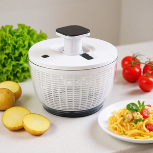 Secador de Verduras para Ensaladas, Limpiador Manual de Plástico para Frutas, Verduras, Cebollas, Bayas, Utensilio de Cocina - Product Image 2