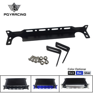 Oil Cooler <b>Bracket</b> Aluminum Long <b>Bracket</b> For Japanese Style Cars Customizable Black <b>Silver</b> OCB02 - Product Image 5