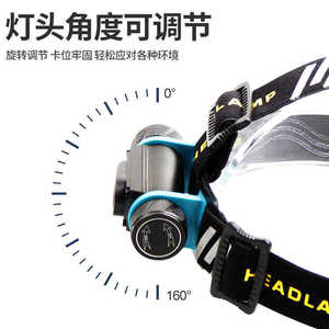 ไฟหน้าแบบ LED ชาร์จได้ 2000 มิลลิแอมป์ สายคาดศีรษะปรับได้ สำหรับปั่นจักรยาน เดินป่า ตกปลา กลางแจ้ง พร้อมเซ็นเซอร์ตรวจจับความเคลื่อนไหว - Product Image 3