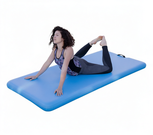 Colchoneta de Yoga Inflable de PVC DWF, Colchoneta de Yoga de Aire de 15 mm de Grosor, Plataforma de Ejercicio Antideslizante para Pilates y Gimnasio - Product Image 1