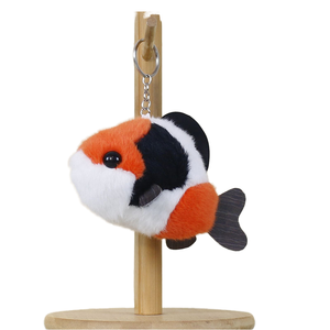 WEIMEI Juguete ODM, Llavero de Peluche de Pez Payaso de Dibujos Animados, Colgante Personalizado de Mini Pez de Peluche, Juguete de Peluche de <span class=keywords><strong>Animal</strong></span>, Regalo Promocional - Product Image 4