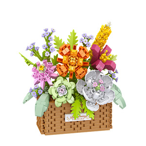 Set di Blocchi da Costruzione EPT, Giocattoli Floreali Creativi per Bambini, Blocchi Educativi per Comporre Fiori - Product Image 4