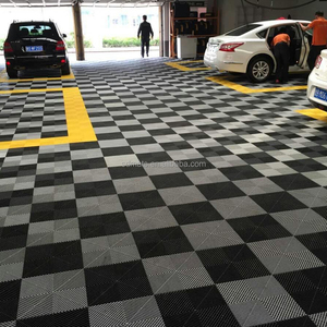Plancher en vinyle à emboîtement de <span class=keywords><strong>garage</strong></span> antidérapant à bas prix Carreaux non toxiques en PP pour parquet de conception de modèle 3D de rêve de sous-sol - Product Image 2