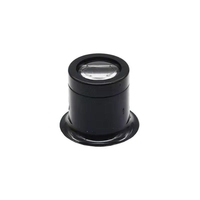 Loupe en verre 5X 10X pour la réparation de montres et bijoux, noire, livraison directe