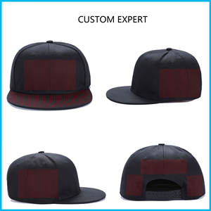Gorra de 6 Paneles con Logotipo Bordado Personalizado, de Alta Calidad, Ajustable, con Visera Plana, Diseño de Diseñador, 100% Algodón, Unisex, de Terciopelo, para las Cuatro Estaciones - Product Image 2