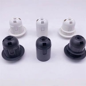 Ruyi E27 Black Bakelite Self-locking Full-Thread Screw Base Lamp Holder <strong>Socket</strong> 250V 4A Indoor <strong>Lighting</strong> - Product Image 2