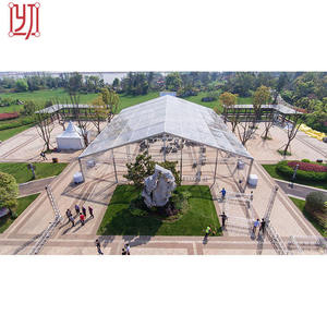 Tente de réception transparente pour 500 invités avec toit transparent - Product Image 6