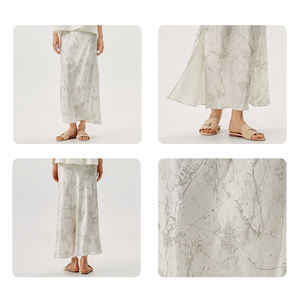 Séchage rapide dernière conception moulante longue <span class=keywords><strong>jupe</strong></span> florale personnalisée plage <span class=keywords><strong>tulle</strong></span> Satin grande taille femmes dames Maxi jupes longues - Product Image 5