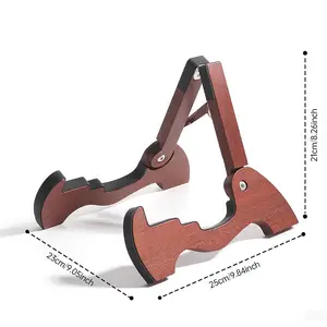 Wooden Folding A-frame Wood Guitar Stand Floor Stand