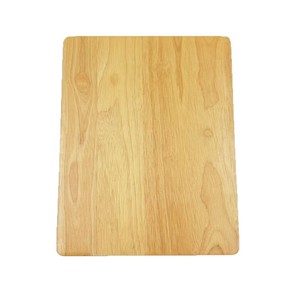 Planche à découper rectangulaire en bois d'hévéa, compatible lave-vaisselle, pour aliments crus et cuits - Product Image 2