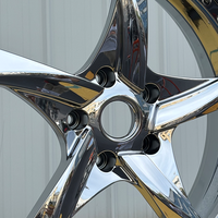 Jantes forgées chromées concaves profondes 5x120 5x112 5x114.3 en 2 pièces pour véhicules de luxe et voitures particulières, compatibles JDM S14 S15 350Z