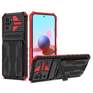 TPU + PC custodia per armatura con Slot per schede ibrida 2 in 1 per Redmi <span class=keywords><strong>Note</strong></span> 10 4G <span class=keywords><strong>Note</strong></span> <span class=keywords><strong>10S</strong></span> <span class=keywords><strong>Cover</strong></span> posteriore - Product Image 4