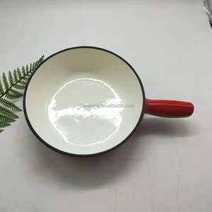 Vente chaude Vintage-Style émaillé en fonte ustensiles de cuisine antiadhésif lait casserole <span class=keywords><strong>Fondue</strong></span> ensemble cuisinière à <span class=keywords><strong>gaz</strong></span> pour la cuisine domestique - Product Image 1