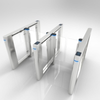 Torniquete Óptico Inteligente con Lector de Tarjetas RFID, Reconocimiento Facial, Control de Acceso, Sistema de Seguridad para Entrada 304