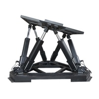 Plateforme de simulation de conduite 6DOF 1500 kg, plateforme vibrante électrique à 6 degrés de liberté, plateforme parallèle 6 axes