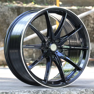 Design chaud roues magnétiques pour voiture 15 16 <span class=keywords><strong>17</strong></span> 18 19 pouces 2020 style jantes en alliage noir roues de voiture de tourisme - Product Image 2