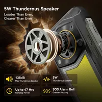 Téléphone Android robuste Blackview ROCK 5, écran 6,78 pouces 2,4K 120Hz, IP68/IP69K, lampe de camping, appareil photo 108MP, NFC, batterie 20000mAh