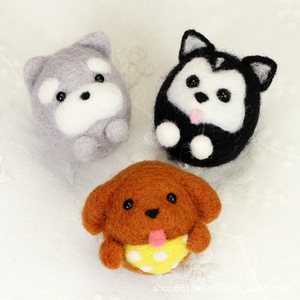 Accessoires de bricolage Jouet en carton pour chien mignon Kits d'artisanat en feutre de <span class=keywords><strong>laine</strong></span> faits à la main - Product Image 3